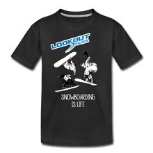 Load image into Gallery viewer, Lookout Pass Kid's Tee - black