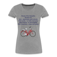 Load image into Gallery viewer, Women’s Premium Organic T-Shirt - heather gray
