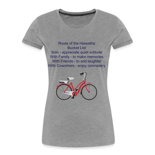 Women’s Premium Organic T-Shirt - heather gray