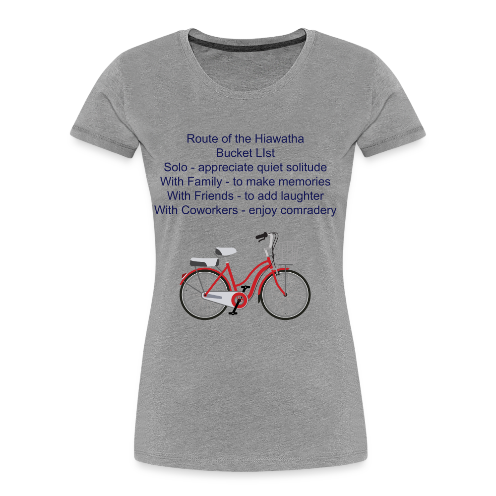 Women’s Premium Organic T-Shirt - heather gray