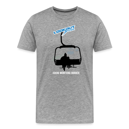 Lookout Pass Men's Tee - heather gray