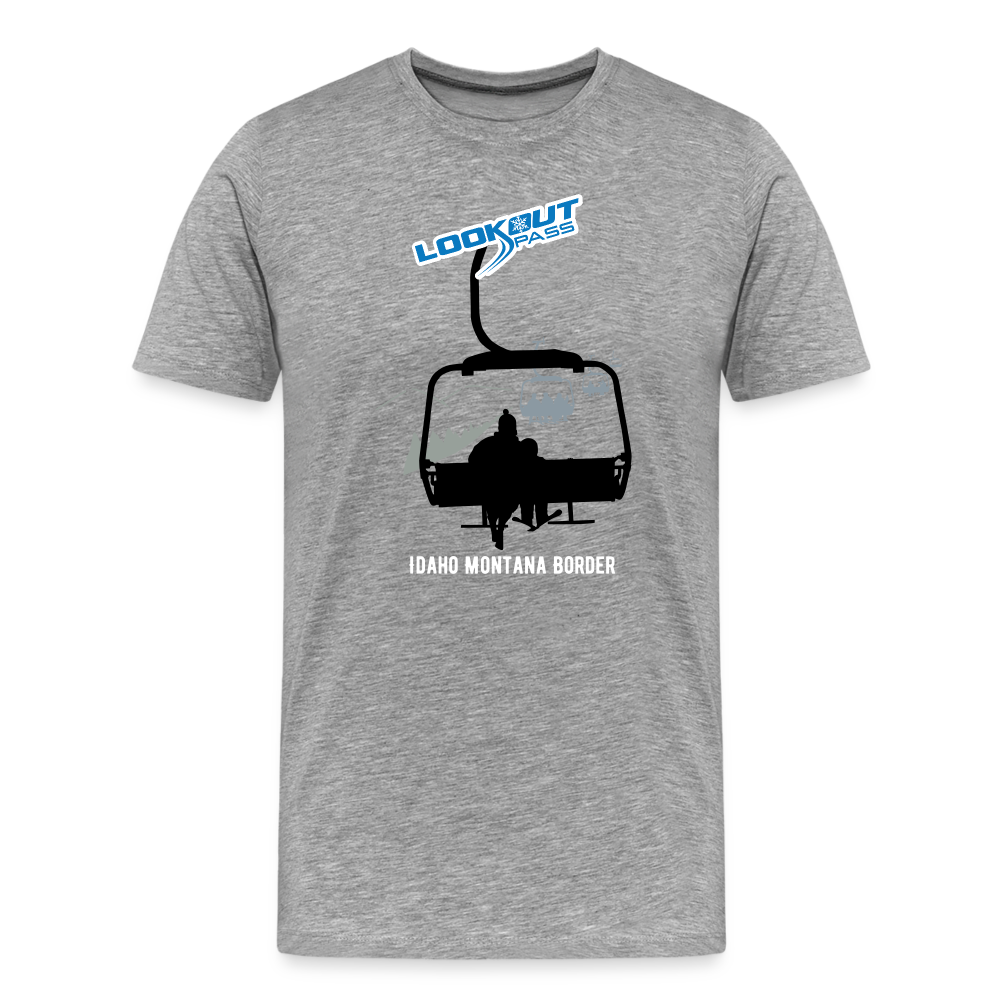 Lookout Pass Men's Tee - heather gray