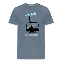 Load image into Gallery viewer, Lookout Pass Men&#39;s Tee - steel blue
