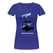 Load image into Gallery viewer, Lookout Pass Women&#39;s Tee - royal blue
