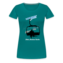 Load image into Gallery viewer, Lookout Pass Women&#39;s Tee - teal
