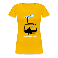 Load image into Gallery viewer, Lookout Pass Women&#39;s Tee - sun yellow
