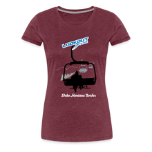 Load image into Gallery viewer, Lookout Pass Women&#39;s Tee - heather burgundy
