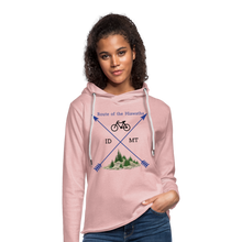 Load image into Gallery viewer, Unisex Lightweight Terry Hoodie - cream heather pink

