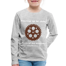 Load image into Gallery viewer, Kids&#39; Premium Long Sleeve T-Shirt - heather gray
