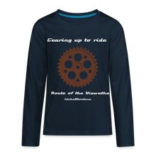 Load image into Gallery viewer, Kids&#39; Premium Long Sleeve T-Shirt - deep navy
